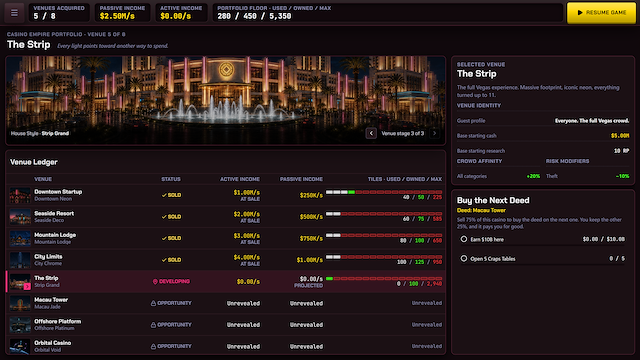 Image for the game Idle Casino Empire