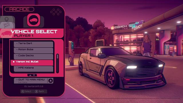 Image for the game Inertial Drift: Twilight Rivals