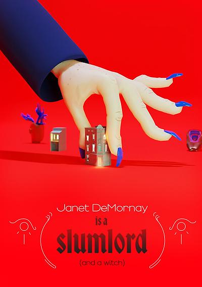 Cover image for the game Janet DeMornay is a Slumlord (and a witch)