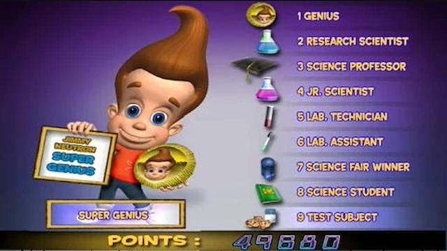 Image for the game Jimmy Neutron vs. Jimmy Negatron