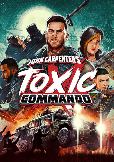 Cover image for the game John Carpenter's Toxic Commando