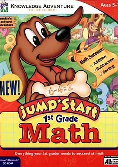 Cover image for the game JumpStart 1st Grade Math