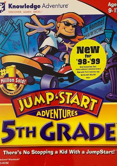 Cover image for the game JumpStart Adventures 5th Grade: Jo Hammet, Kid Detective