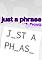 Cover image for the game Just a Phrase by Powgi