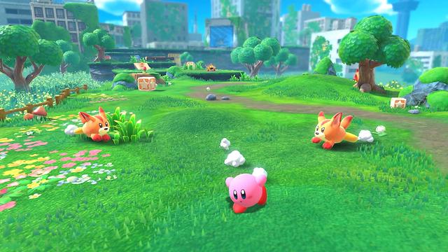 Image for the game Kirby and the Forgotten Land