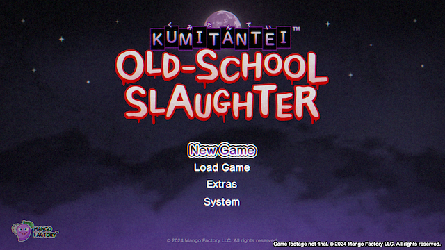 Image for the game Kumitantei: Old-School Slaughter