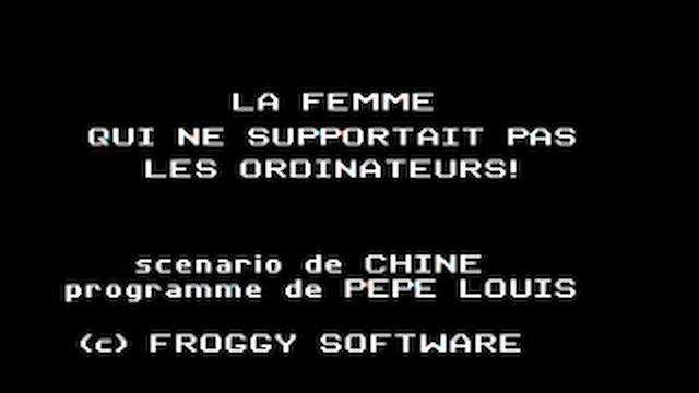 Image for the game La femme qui ne supportait pas les ordinateurs