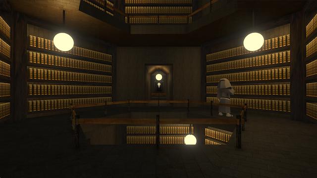Image for the game Library of Babel 3D