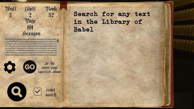 Image for the game Library of Babel 3D