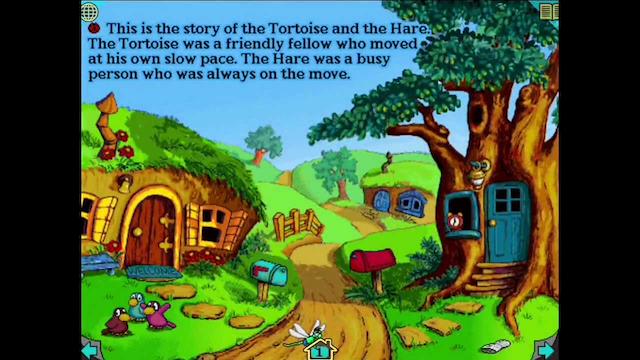 Image for the game Living Books: Aesop's The Tortoise and the Hare