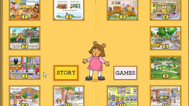 Image for the game Living Books: Arthur's Reading Race