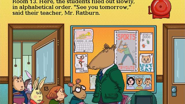 Image for the game Living Books: Arthur's Teacher Trouble