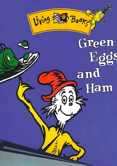 Cover image for the game Living Books: Green Eggs and Ham