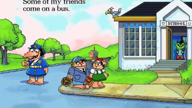 Image for the game Living Books: Little Monster at School