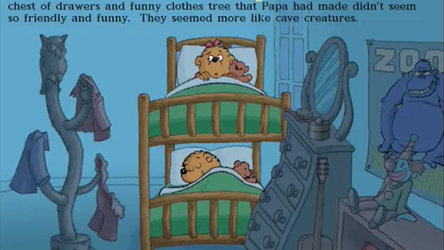 Image for the game Living Books: The Berenstain Bears in the Dark