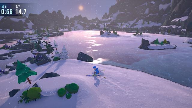 Image for the game Lonely Mountains: Snow Riders