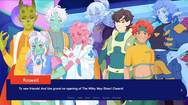 Image for the game Love at The Milky Way Diner