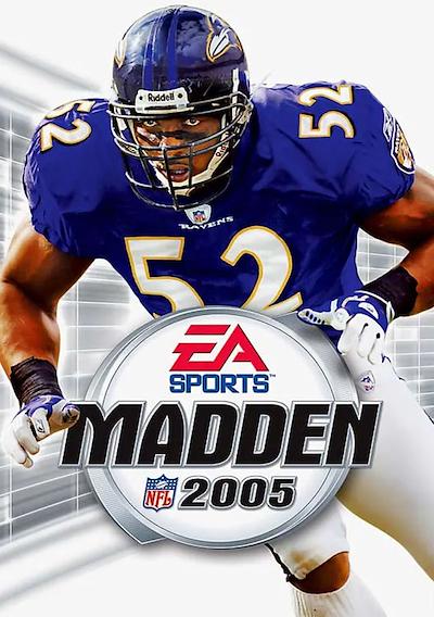 Cover image for the game Madden NFL 2005