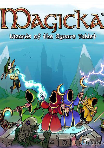 Cover image for the game Magicka: Wizards of the Square Tablet
