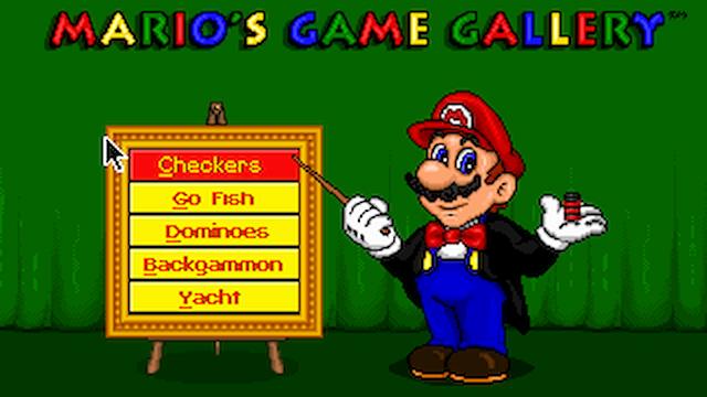 Image for the game Mario's Game Gallery