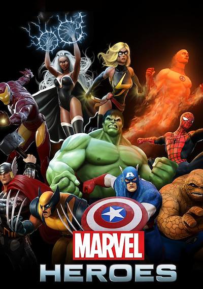 Cover image for the game Marvel Heroes