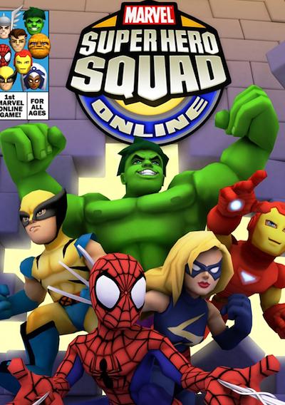 Cover image for the game Marvel Super Hero Squad Online