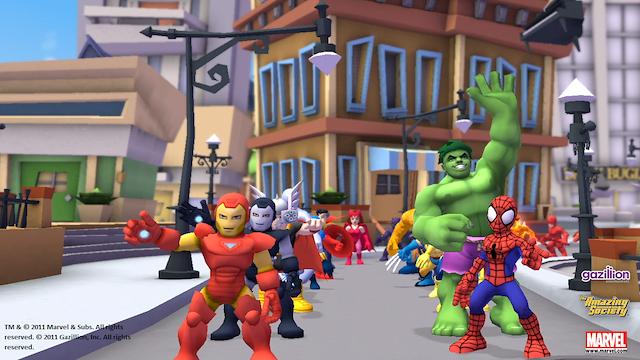 Image for the game Marvel Super Hero Squad Online