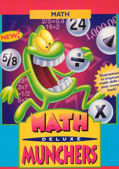 Cover image for the game Math Munchers Deluxe