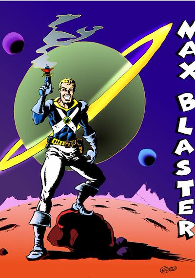 Cover image for the game Max Blaster and Doris de Lightning Against the Parrot Creatures of Venus