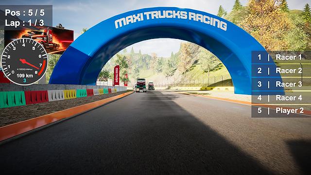 Image for the game Maxi Trucks Racing