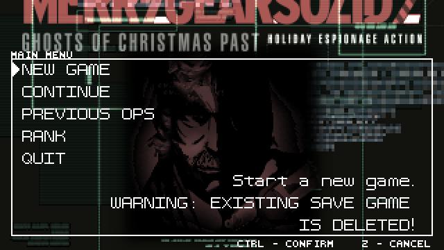 Image for the game Merry Gear Solid 2: Ghosts of Christmas Past