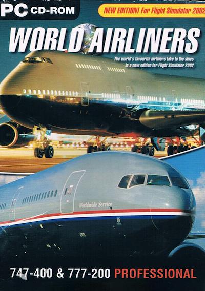Cover image for the game Microsoft Flight Simulator 2000: World Airliners - 747-400 and 777-200 Professional