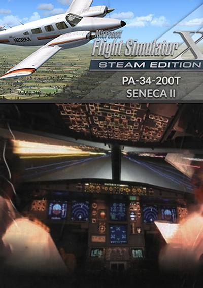 Cover image for the game Microsoft Flight Simulator X: Steam Edition - Piper PA-34-200T Seneca II