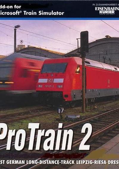 Cover image for the game Microsoft Train Simulator: Pro Train II