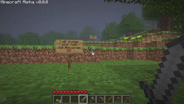 Image for the game Minecraft Alpha 0.0.0