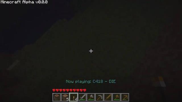 Image for the game Minecraft Alpha 0.0.0