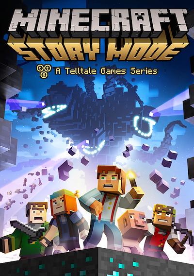 Cover image for the game Minecraft: Story Mode