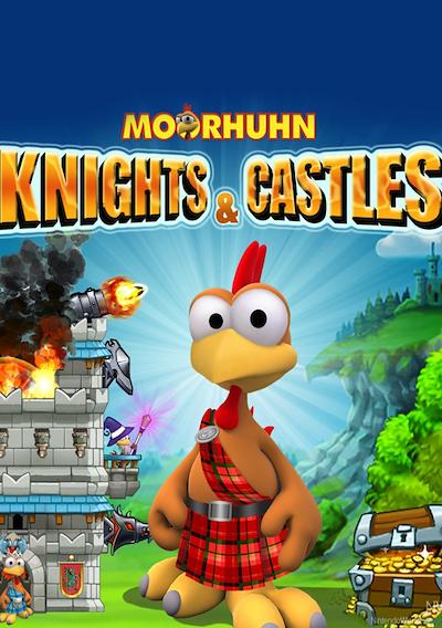 Cover image for the game Moorhuhn Knights & Castles