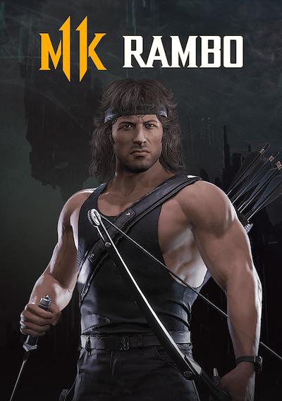 Cover image for the game Mortal Kombat 11: Rambo