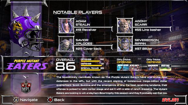 Image for the game Mutant Football League: Purple Oil Pack