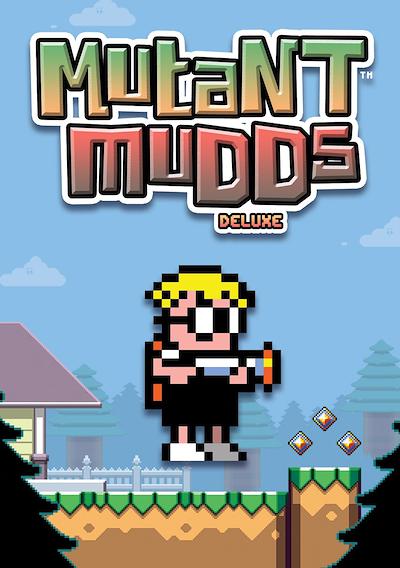 Cover image for the game Mutant Mudds Deluxe