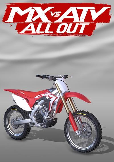 Cover image for the game MX vs. ATV All Out: 2017 Honda CRF 450R