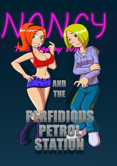 Cover image for the game Nancy the Happy Whore and the Perfidious Petrol Station