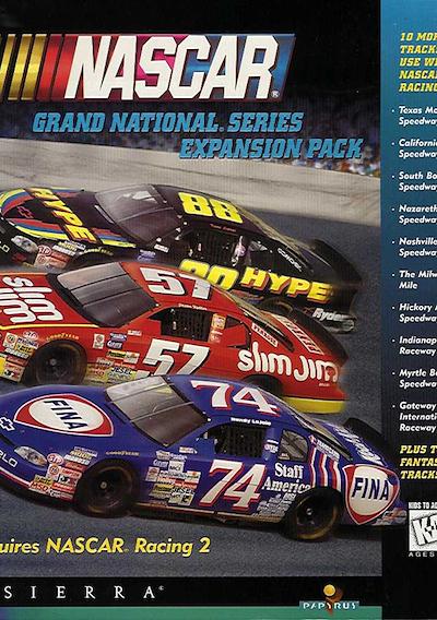 Cover image for the game NASCAR Grand National Series: Expansion Pack