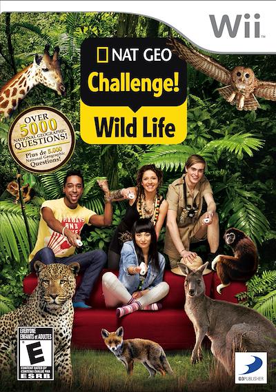 Cover image for the game Nat Geo Challenge! Wild Life