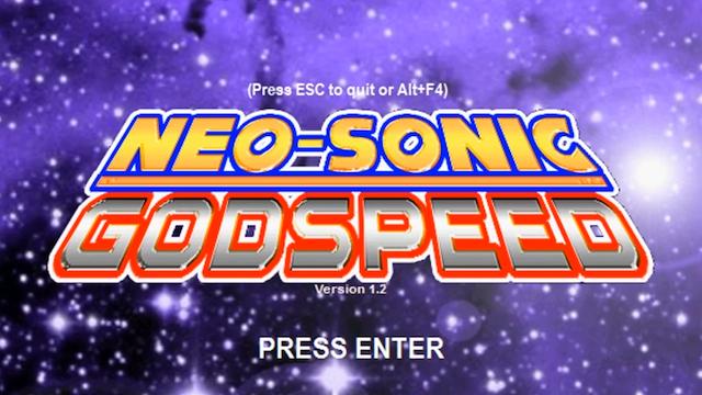 Image for the game Neo-Sonic: Godspeed