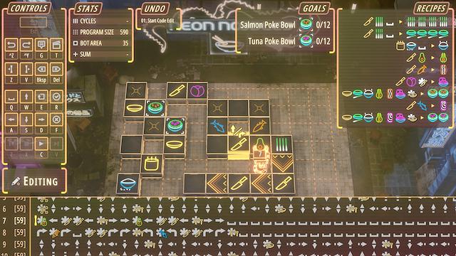 Image for the game Neon Noodles: Cyberpunk Kitchen Automation