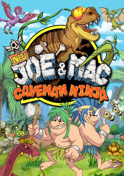 Cover image for the game New Joe & Mac: Caveman Ninja