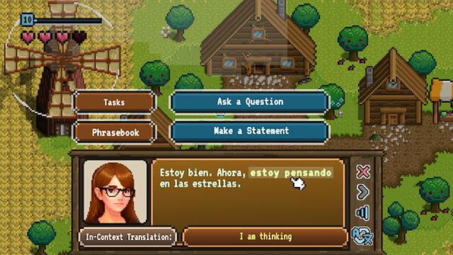 Image for the game Newcomer: A Language Learning RPG