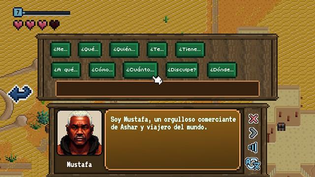 Image for the game Newcomer: A Language Learning RPG